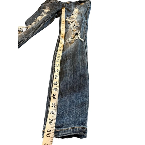 Ariya Jeans Womens Size 3/4 Skinny Distressed Denim - Picture 8 of 8